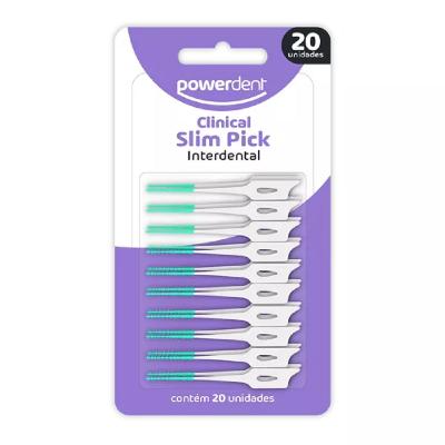 Escova Interdental Powerdent Slim Pick 20 Unidades