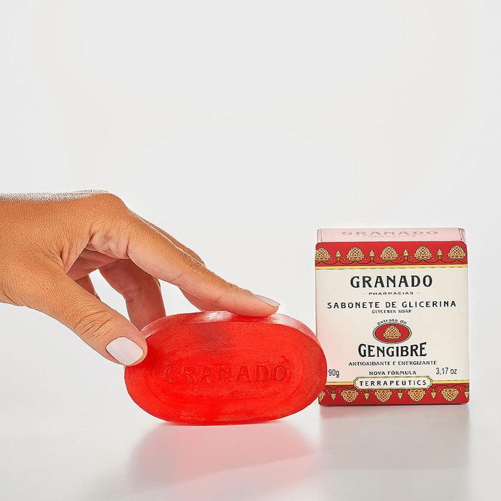 Sabonete Granado Glicerina Terrapeutics Gengibre 90g - 3