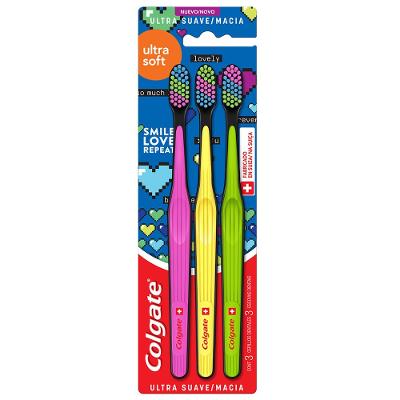 Escova Dental Colgate Ultra Soft Macia 3 Unidades