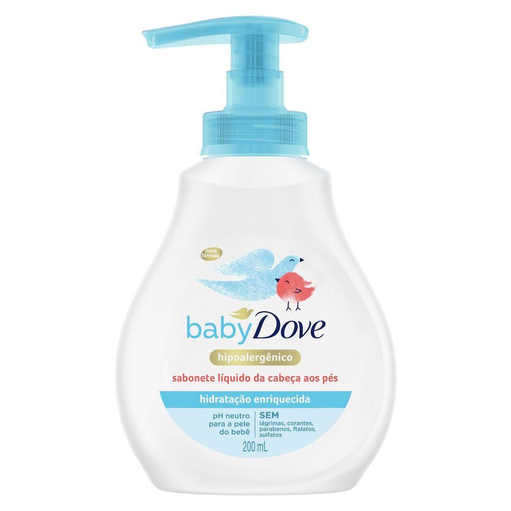 Sabonete Líquido Dove Baby Hidratação Enriquecida 200ml - 1