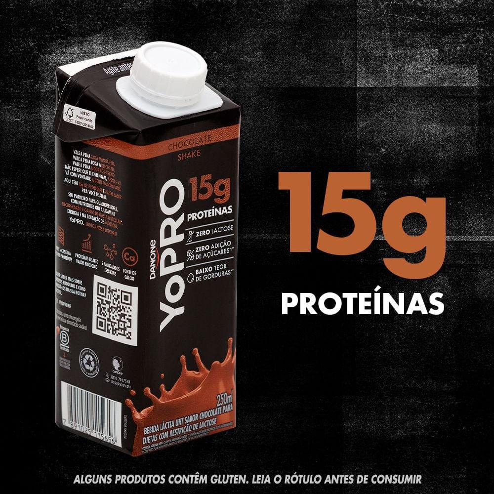 YoPRO Bebida Láctea UHT Sabor Chocolate 15g de proteínas 250ml - 2