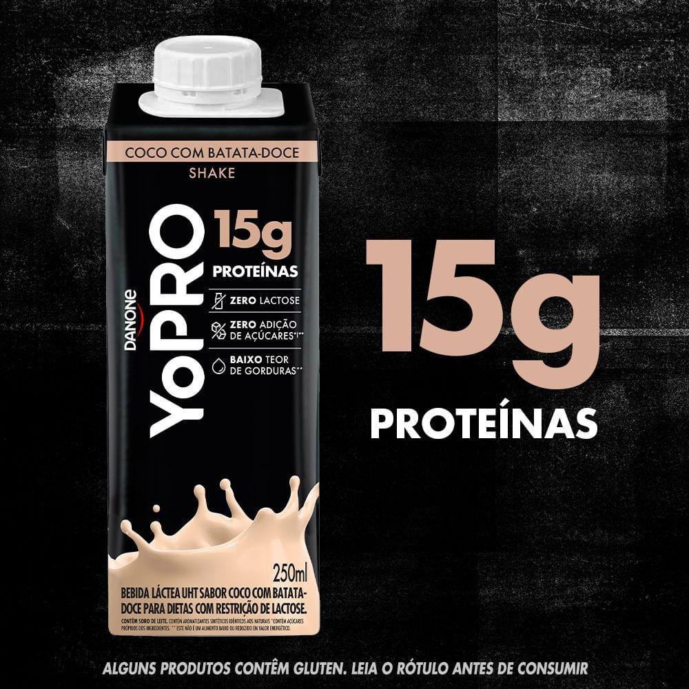 Yopro Bebida Láctea Coco com Batata Doce 15g de Proteínas 250ml - 2