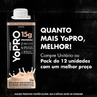 Yopro Bebida Láctea Coco com Batata Doce 15g de Proteínas 250ml