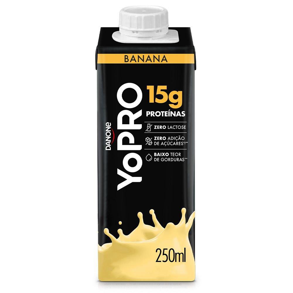 Yopro Bebida Láctea Banana 15g de Proteínas 250ml - 1