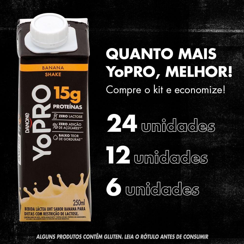 Yopro Bebida Láctea Banana 15g de Proteínas 250ml - 4