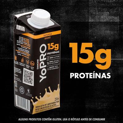 Yopro Bebida Láctea Banana 15g de Proteínas 250ml