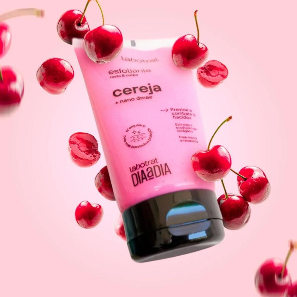 Kit Esfoliante Labotrat Dia a Dia Cereja 150g + Hidratante 190ml - 4