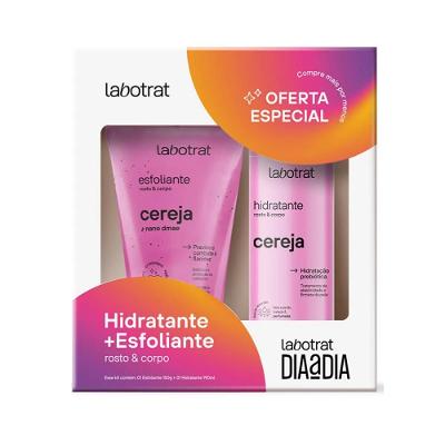 Kit Esfoliante Labotrat Dia a Dia Cereja 150g + Hidratante 190ml