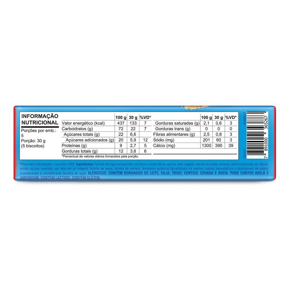 Biscoito Nestlé Passatempo Leite Maltado 150g - 3