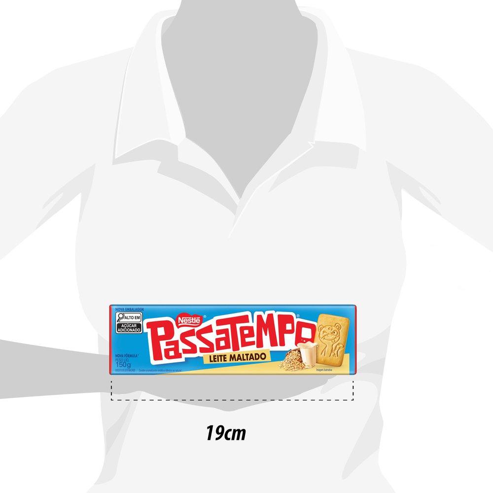 Biscoito Nestlé Passatempo Leite Maltado 150g - 6