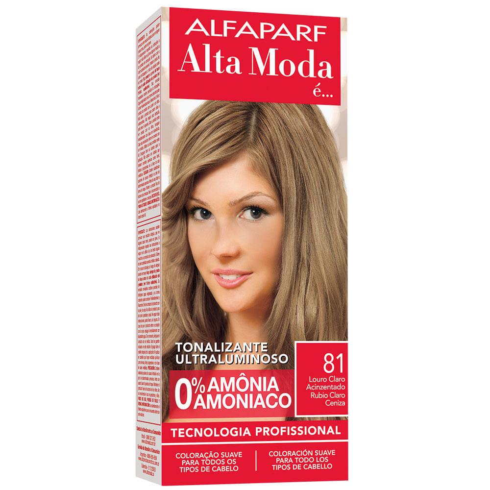 Tonalizante Alta Moda 8.1 Louro Claro Cinza - 1