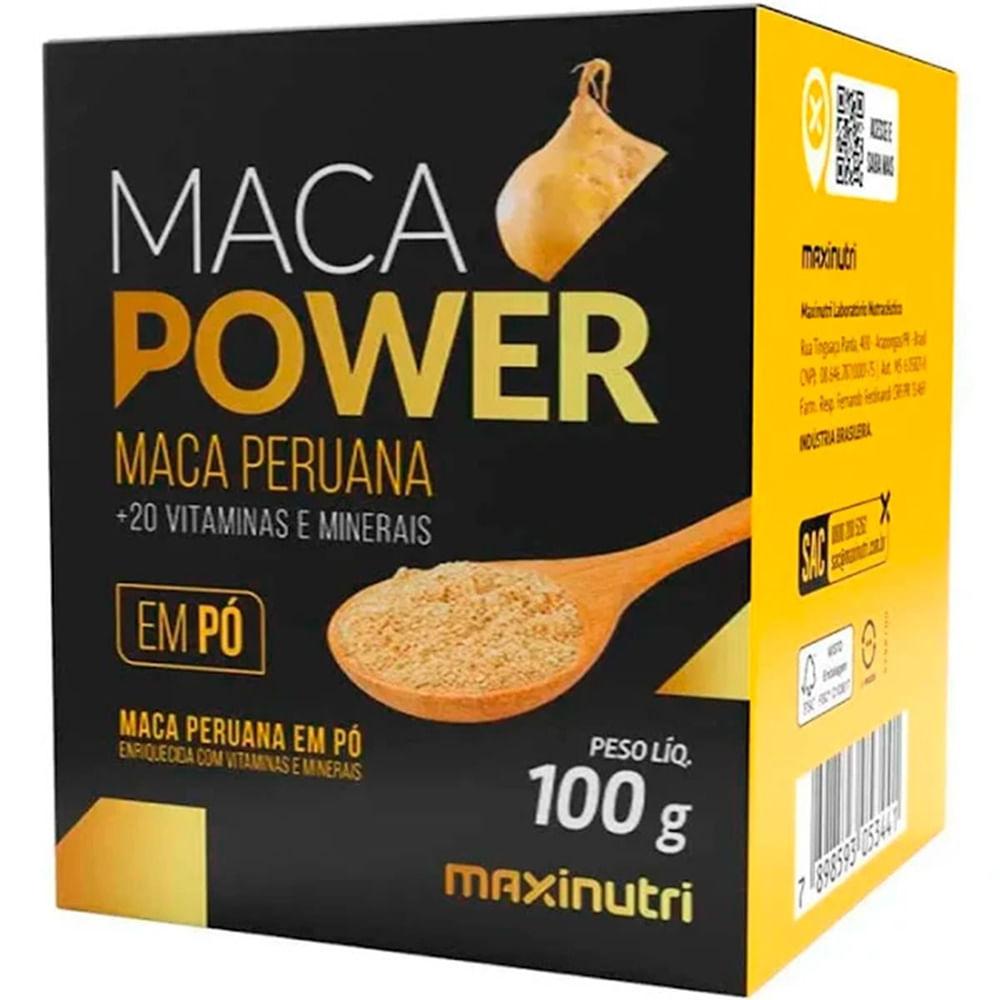 Maca Power Em Pó Maxinutri Com Vitaminas e Minerais 100g - 1