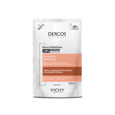 Refil Vichy Dercos Shampoo Kera Solutions 200ml