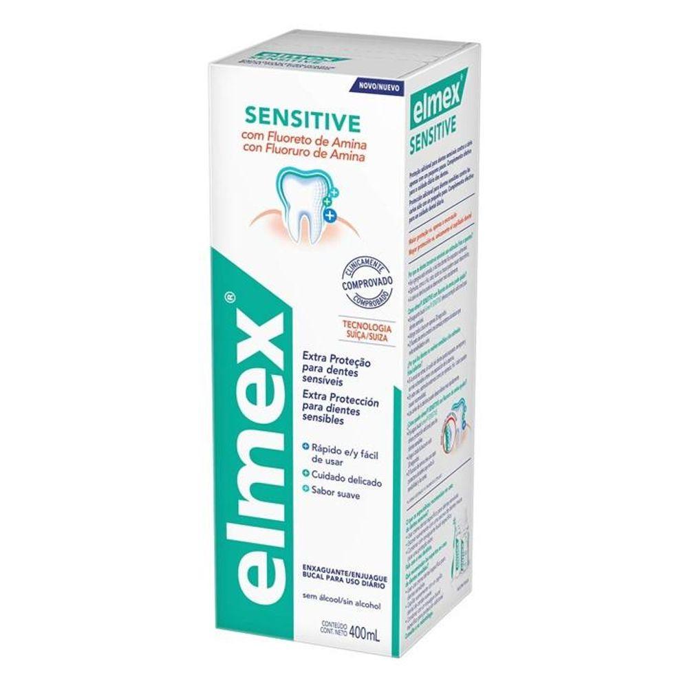 Enxaguante Antisséptico Bucal Elmex Sensitive 400ml - 2