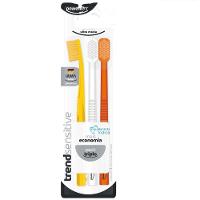 Escova Dental Powerdent Trend Sensitive Pack 3un-6240 - 1