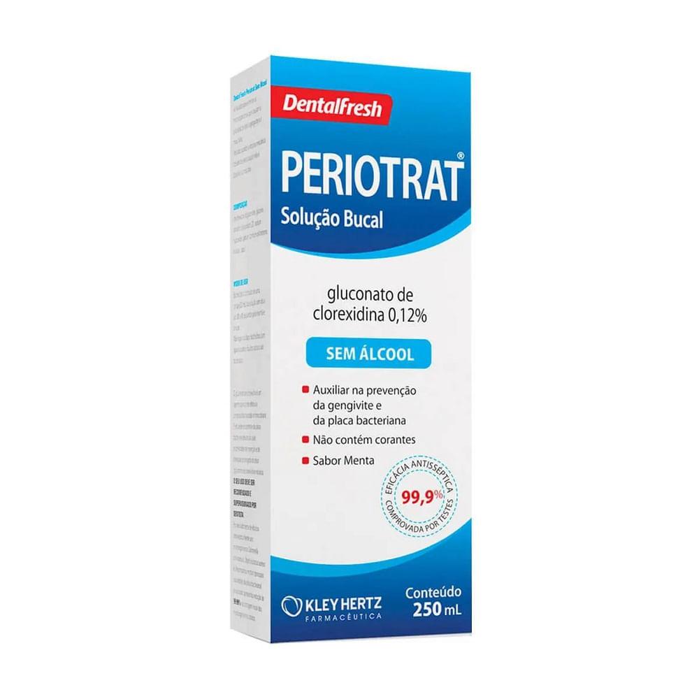Solução Antisséptica Bucal Periotrat Sabor Menta Sem Álcool 250ml - 2