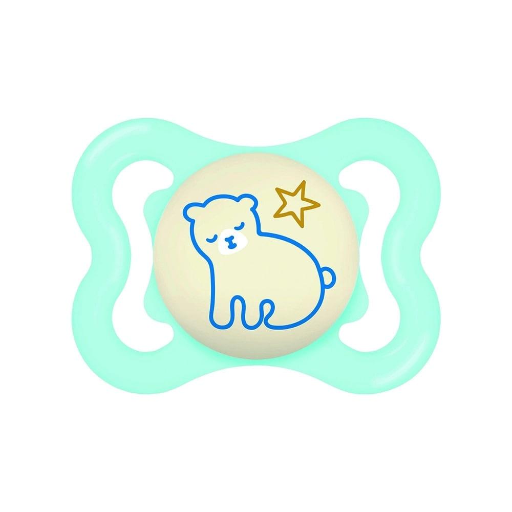 Chupeta Mam Supreme Night 0-6 Meses Azul - 1
