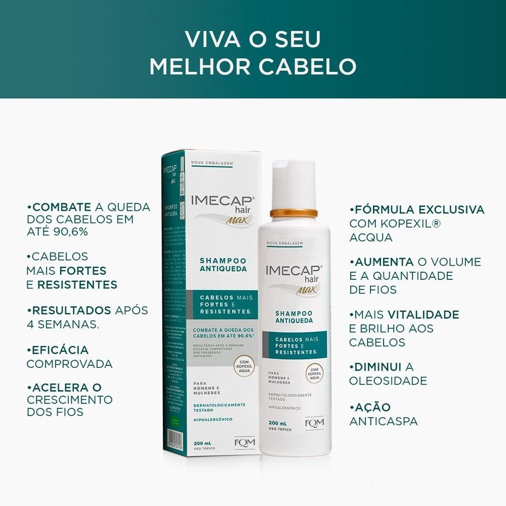 Imecap Hair Max Shampoo Antiqueda 200ml - 2