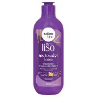 Kit Shampoo Salon Line Meu liso Matizador Loiro Desamarelador 300ml + Condicionador 200ml - 3