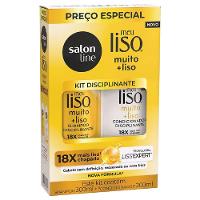 Kit Shampoo Salon Line Meu Liso Muito + Liso 300ml + Condicionador 200ml - 1