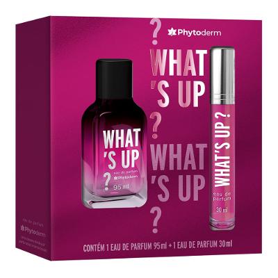Kit Perfume Phytoderm What's Up 95ml + Mini Perfume 30ml