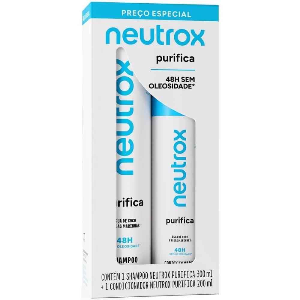 Kit Shampoo Neutrox Purifica 300ml + Condicionador 200ml - 1