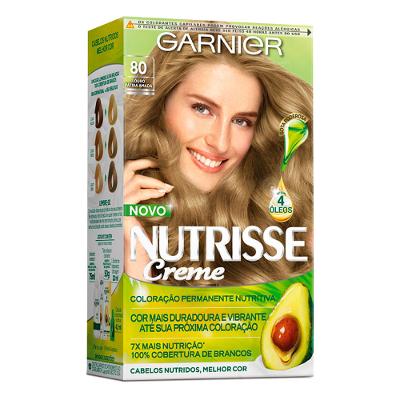 Tintura Garnier Nutrisse 80 Louro Pátria Amada