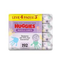 Lenços Umedecidos Huggies Rosto e Corpo 4x 48 Unidades - 1