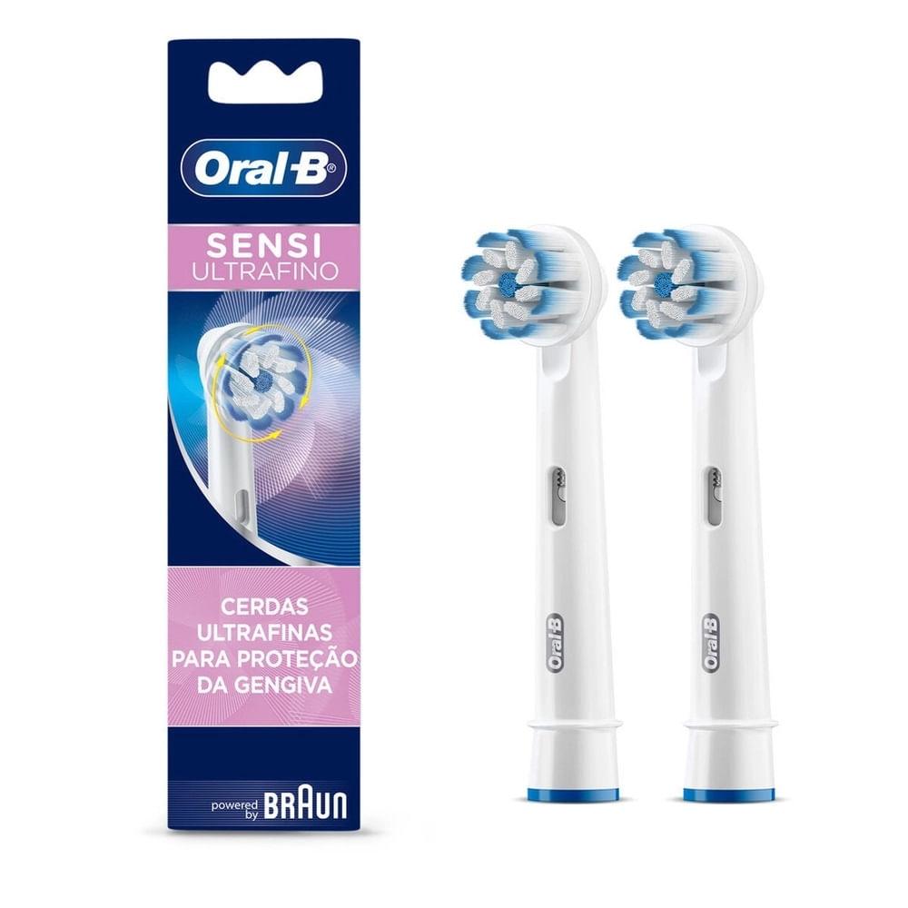 Refil Escova Elétrica Oral-B Sensi Ultrafino 2 Unidades - 1