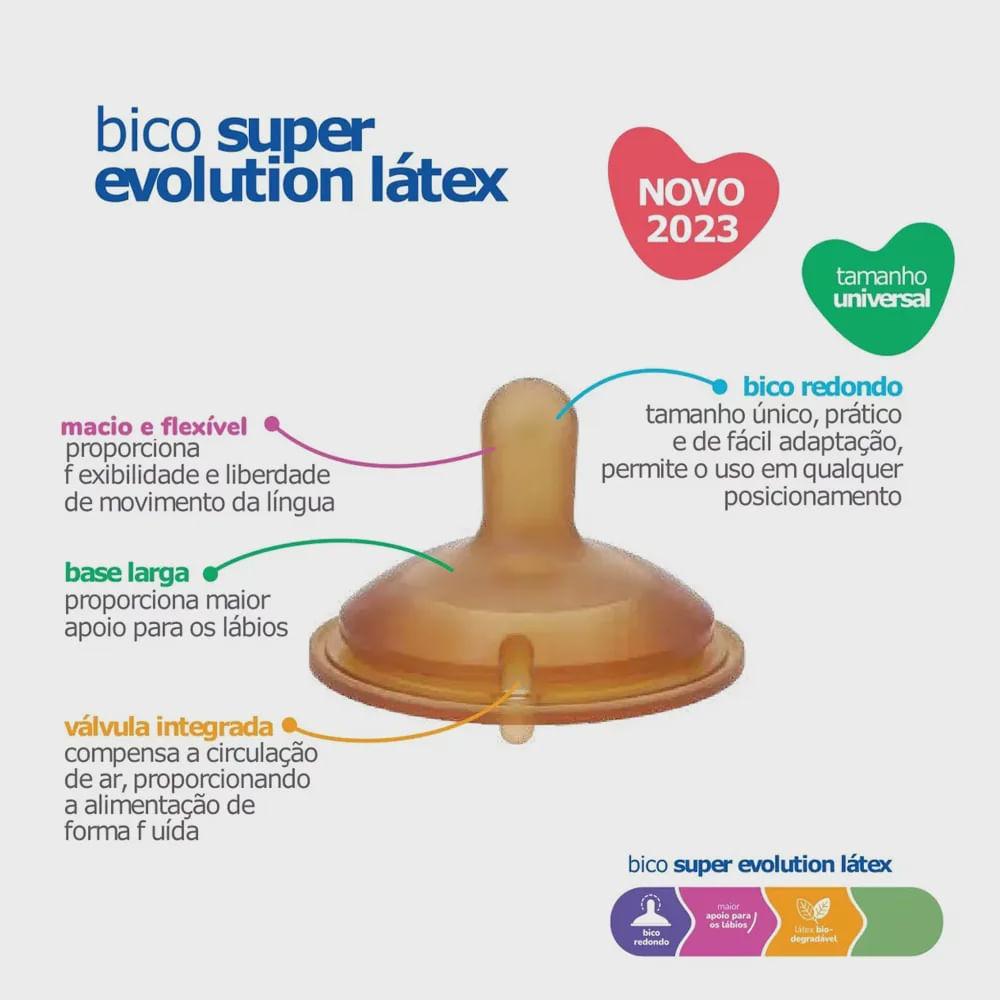 Mamadeira Super Evolution Látex 150ml + 0m Neutra Lillo - 1