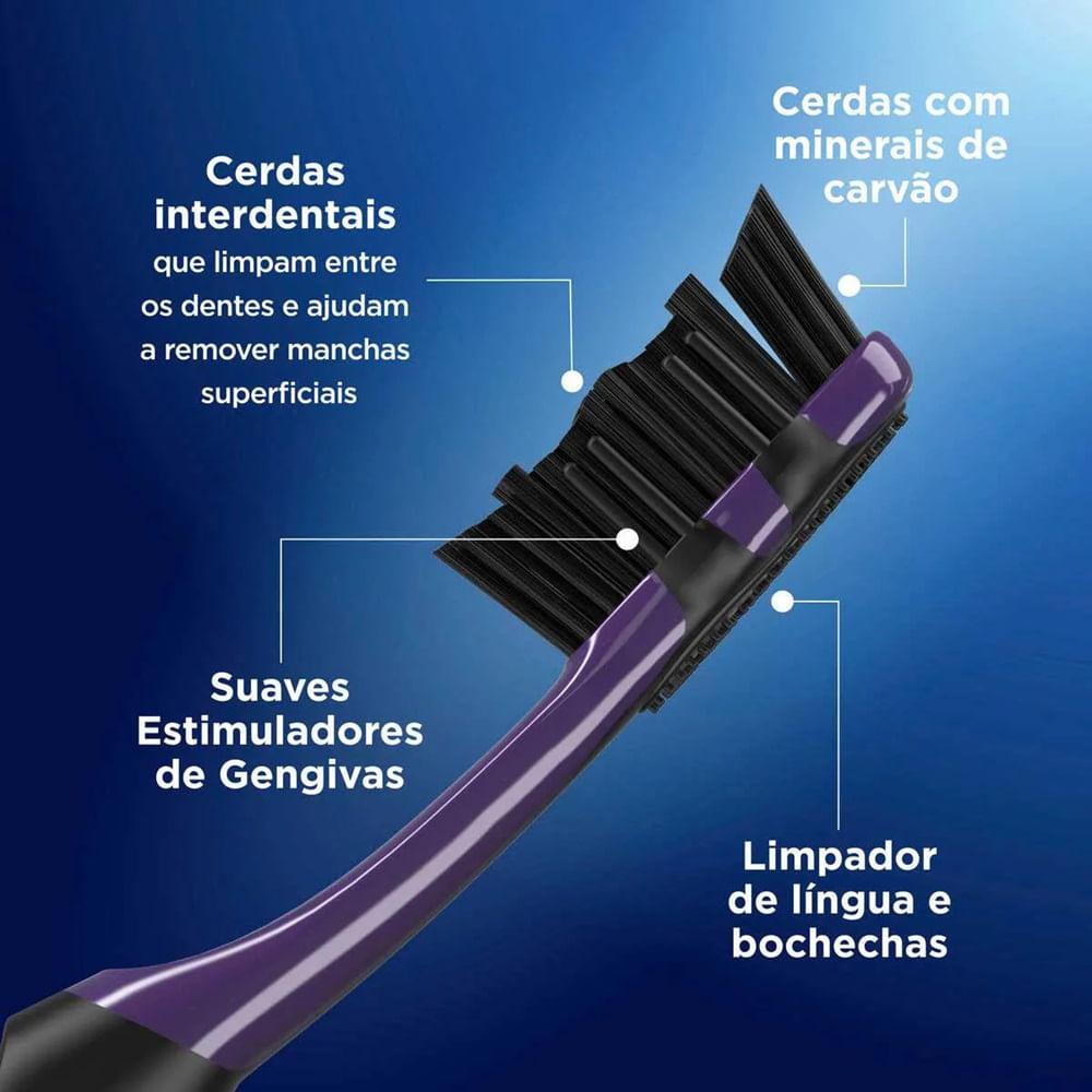 Escova de Dente Oral-B 5 Ações Com Carvão Advanced Macia 4 Unidades - 3