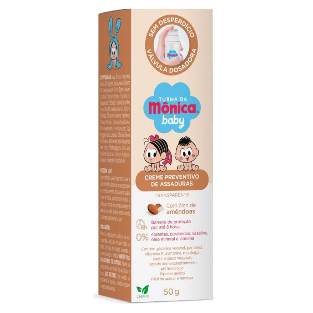 Creme Preventivo de Assaduras Turma da Mônica Baby Amêndoas 50g - 2