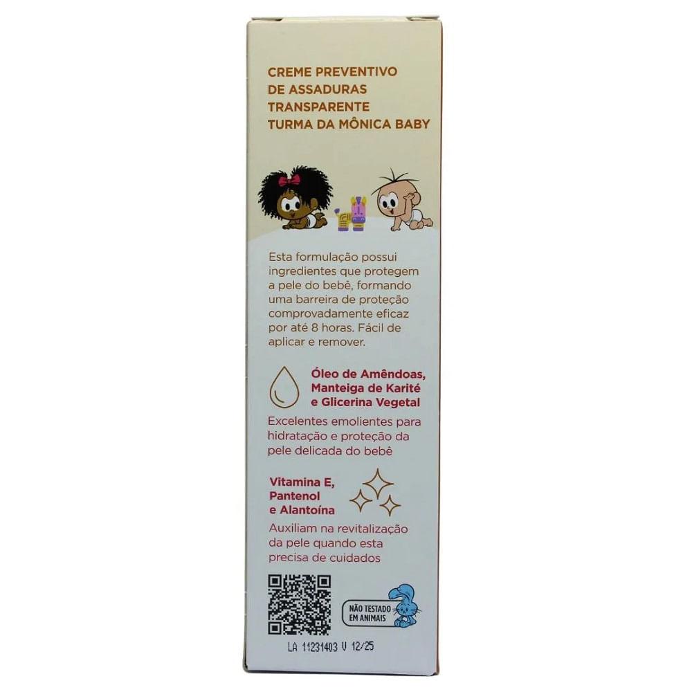 Creme Preventivo de Assaduras Turma da Mônica Baby Amêndoas 50g - 3
