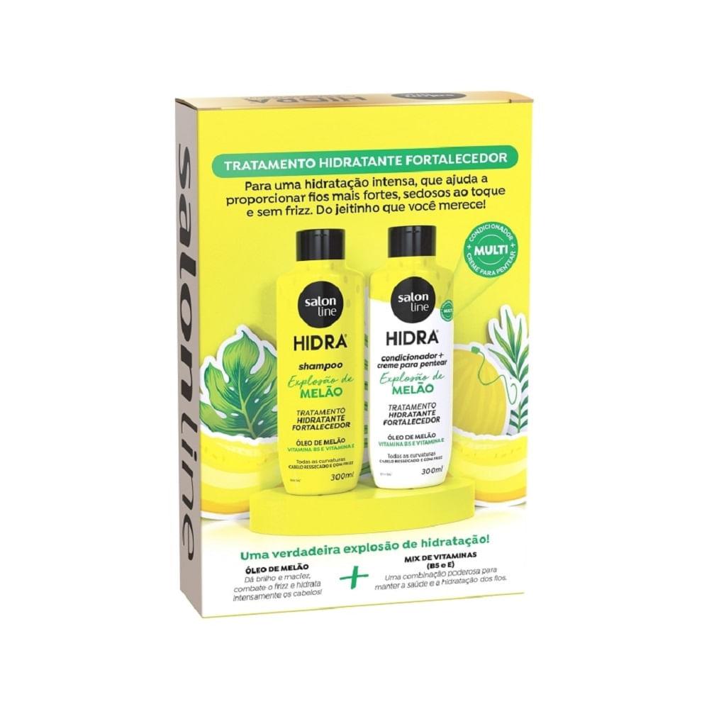 Kit Shampoo Salon Line Hidra Explosão de Melão 300ml + Condicionador 300ml - 2