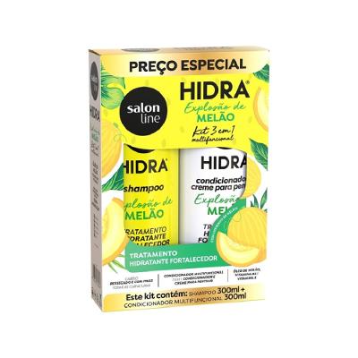 Kit Shampoo Salon Line Hidra Explosão de Melão 300ml + Condicionador 300ml