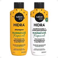 Kit Shampoo Salon Line Hidra Maracujá Tropical 300ml + Condicionador 300ml - 3