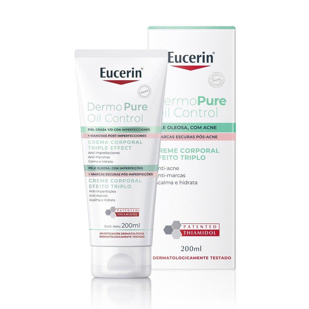 Creme Corporal Dermo Pure Antiacne Efeito Triplo Eucerin 200ml - 1
