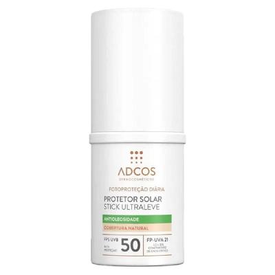Protetor Solar Adcos Stick Ultra Leve Peach Fps50 15g