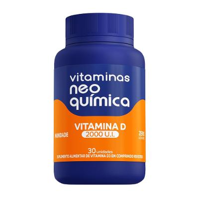 Vitamina D Neo Química 2.000 UI 30 Comprimidos Revestidos