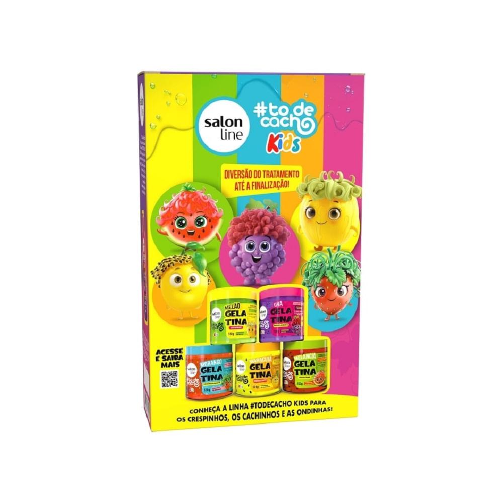 Kit Shampoo Salon Line Kids To de Cacho Uva 300ml + Condicionador 200ml - 2