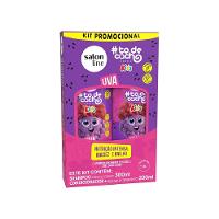 Kit Shampoo Salon Line Kids To de Cacho Uva 300ml + Condicionador 200ml - 1