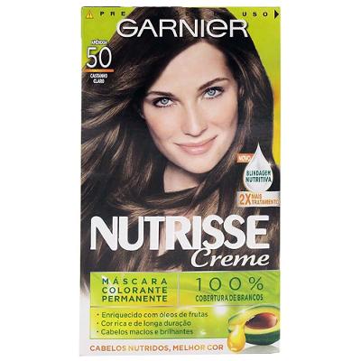 Tintura Garnier Nutrisse 50 Amêndoa Castanho Claro