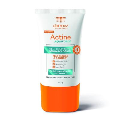 Gel Hidratante Facial Actine Aquafluide Pele Oleosa e Acnéica 40g