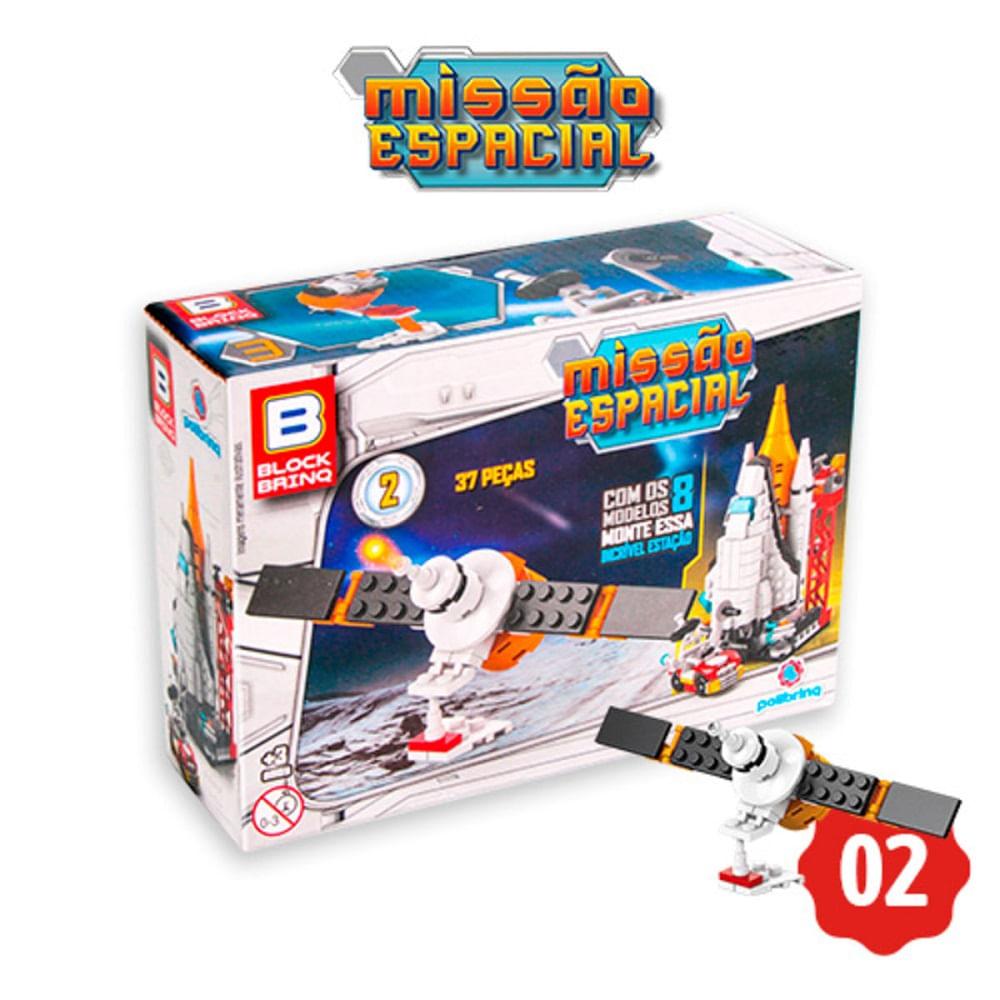 Blocos de Montar Polibrinq Missão Espacial Sortido - 2