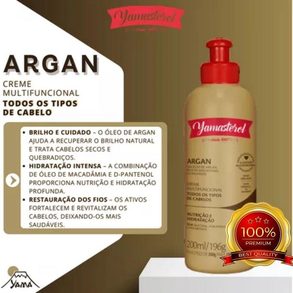 Kit Cronograma Capilar Yamasterol Reparação Intensa 3 Unidades 200ml Cada - 5