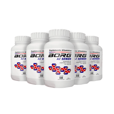 Kit Borg AZ Sênior 1000mg 300 Cápsulas