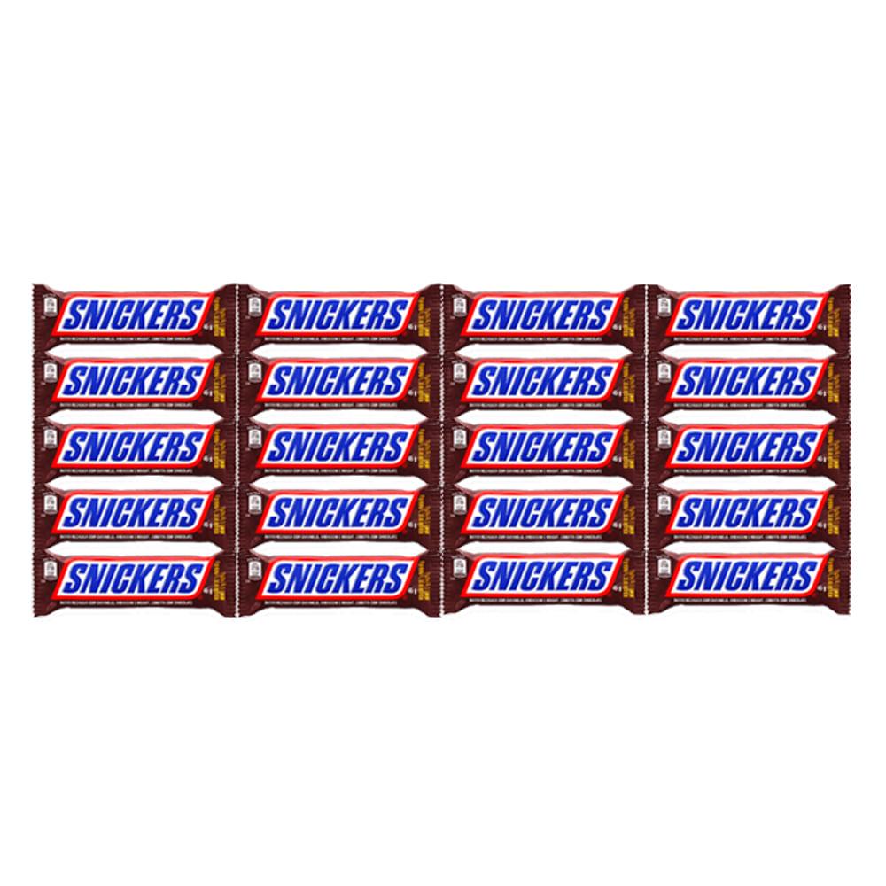 Kit 20 Chocolate Snicker Original 45G - 1