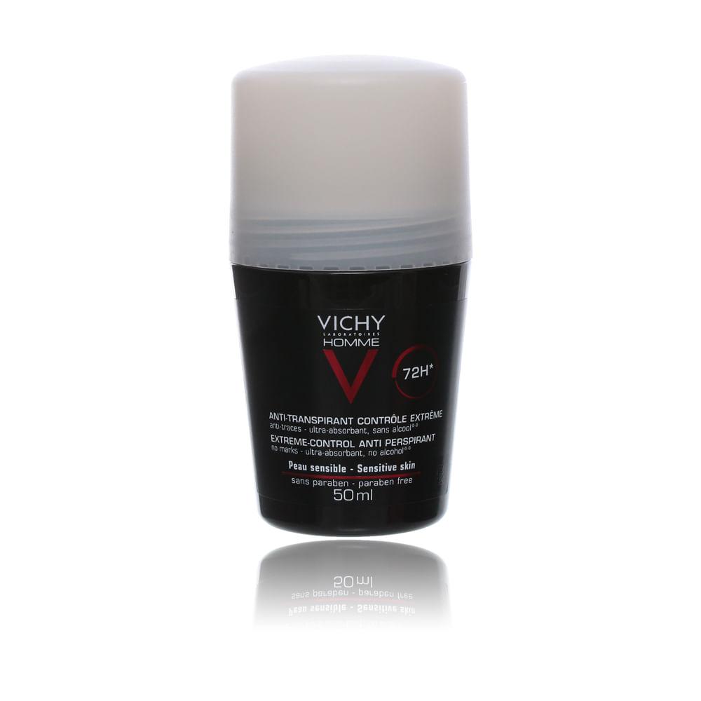 Desodorante Antitranspirante Vichy 72h Homme Rollon 50ml - 2