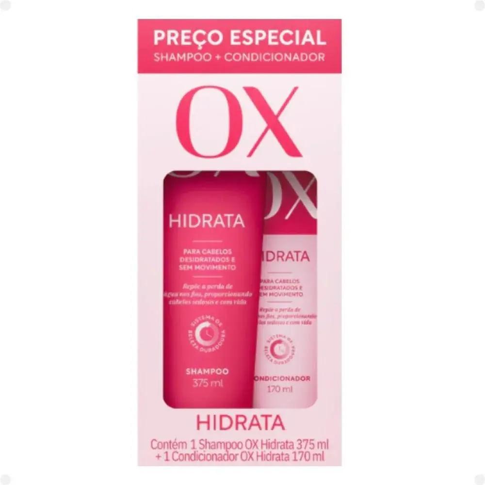 Kit OX Hidrata Shampoo 375ml + Condicionador 170ml - 1