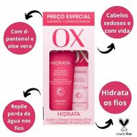 Kit OX Hidrata Shampoo 375ml + Condicionador 170ml - 2
